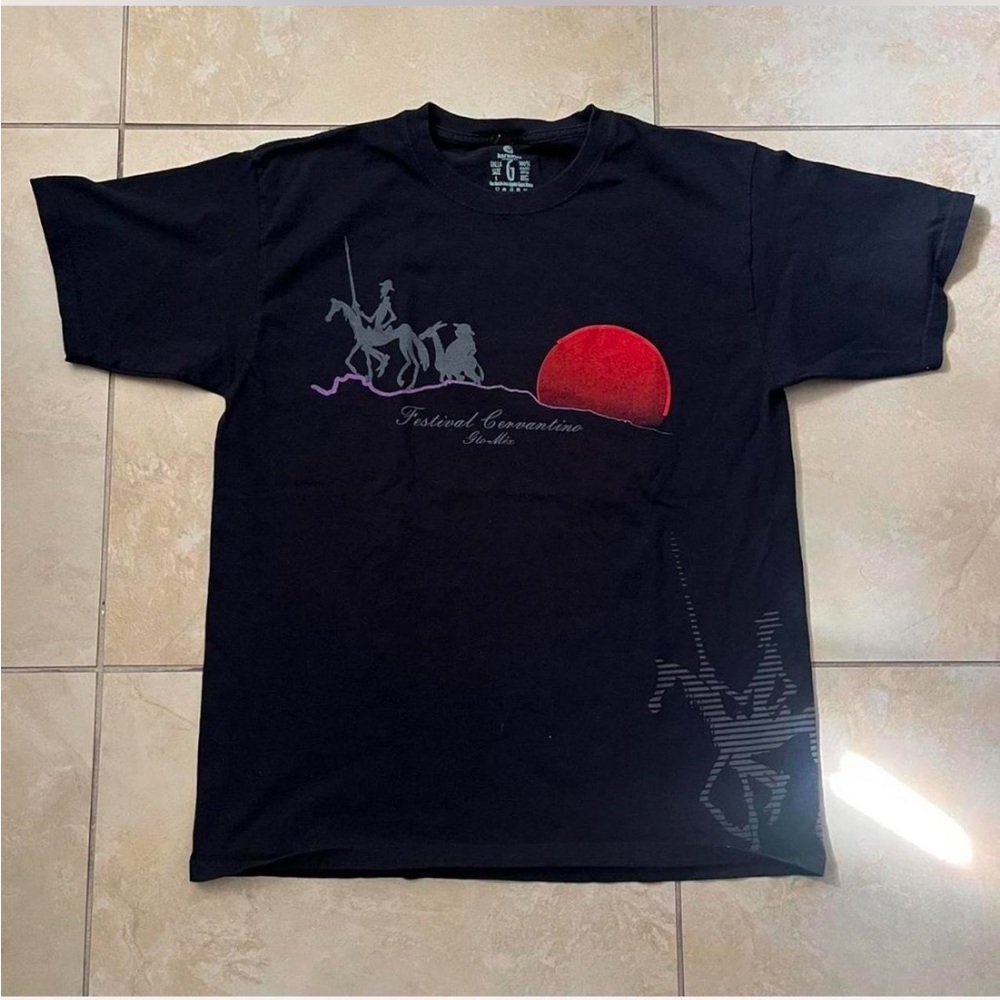 Cowboy dawn Black Men's T-Shirt